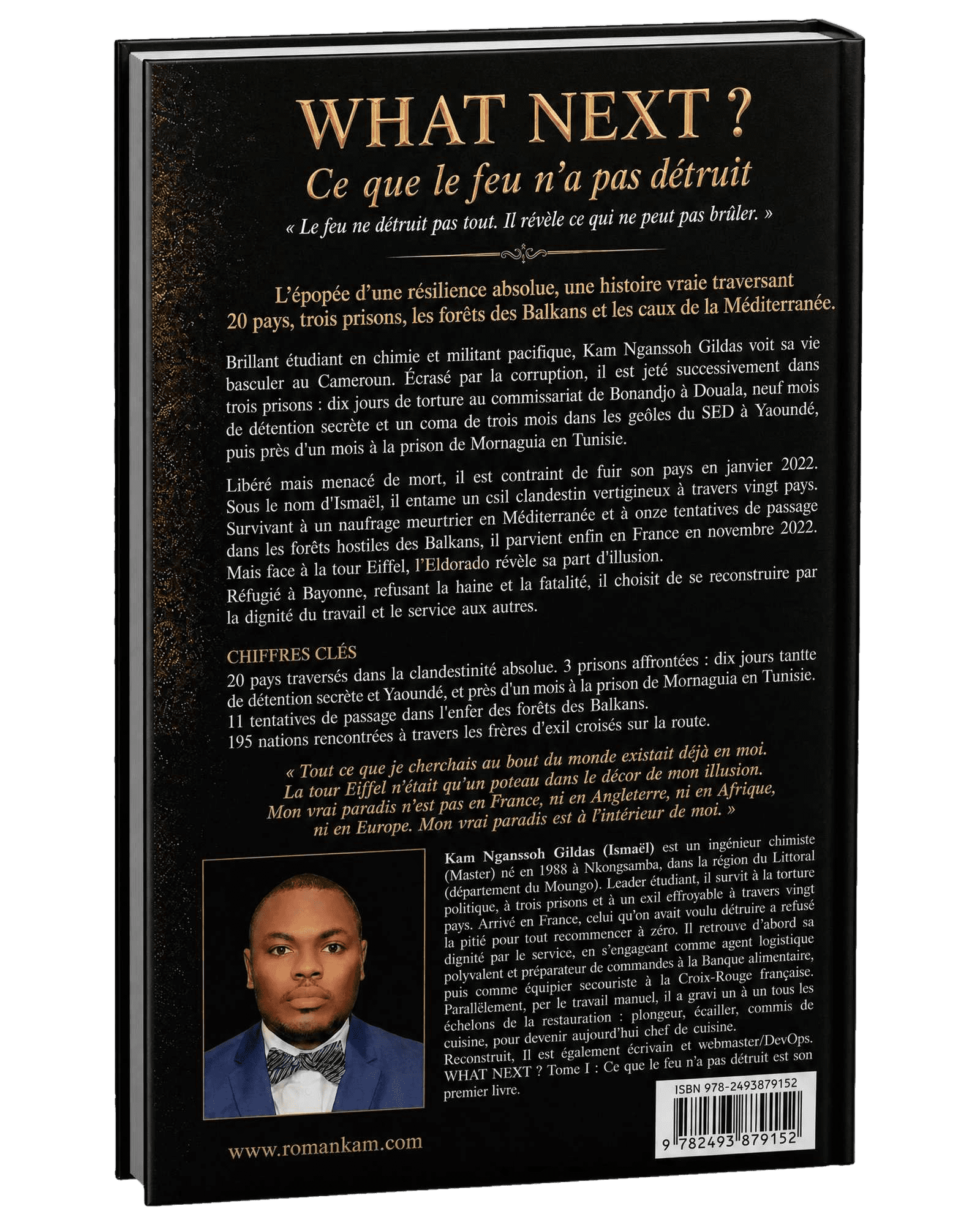 Quatrième de couverture du livre WHAT NEXT