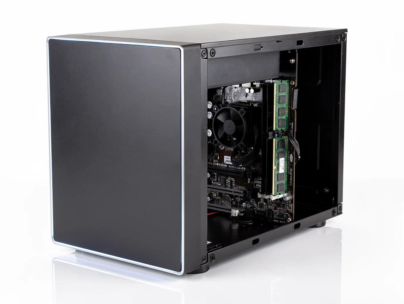 SHINOBEE FRORDI Gaming PC Tower, AMD Ryzen 5 3500 6-core 4.10 GHz, GeForce RTX 3050 6GB, 16GB DDR4 RAM, 512GB NVMe SSD, Windows 11 (illustrative photo)