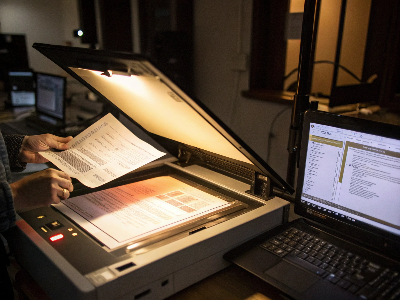 EPSON WorkForce ES-50 Portable Document Scanner (illustrative photo)